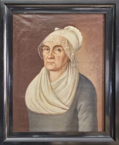 gemaltes Porträt von Magdalena Bühler-Hürlimann